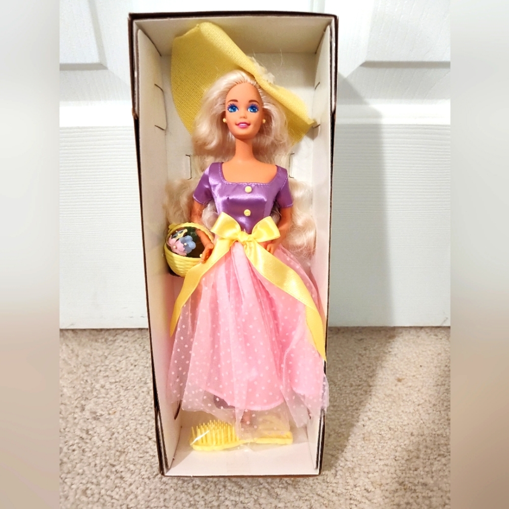 An Avon exclusive special edition spring blossom barbie, first in a series, nib